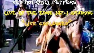 Red Hot Chili Peppers The Edge 1021 Studios 2002  I Could Die For You Live Unplugged [upl. by Stafani709]