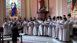 Ascendens Christus in altum G P da Palestrina  Canarinhos de Petrópolis  20110605 [upl. by Annayrb]