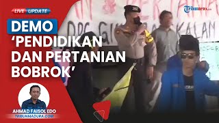 Massa GMNI amp PMII Unjuk Rasa di Pemkab Bangkalan Pasang Spanduk ‘Pendidikan dan Pertanian Bobrok’ [upl. by Adnik]