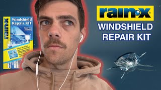 How To Fix A Windshield Crack Using RainX Windshield Repair Kit [upl. by Adnana]