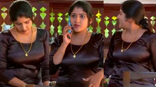 Padatha Painkili Malayalam Serial Actress Aishwarya Devi Cute [upl. by Ertemed752]