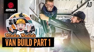 Building The Ultimate Mountain Bike Van  Blake Builds Van Life Ep 1 [upl. by Ailis284]