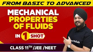 Mechanical Properties Of Fluids In One Shot  JEENEETClass 11th Boards  Victory Batch [upl. by Earleen]