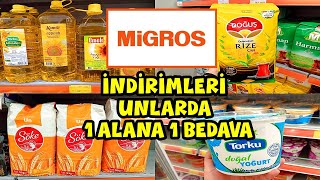 MİGROS İNDİRİMLERİ🔔5 LT YAĞ ÇAY İNDİRİMLERİ💯MİGROS UNLARDA 1 ALANA 1 BEDAVA❗MİGROS MARKET FİYATLARI [upl. by Kcitrap233]