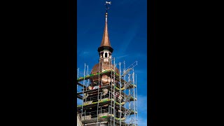 Kirchturm sanierung Marienkirche in Unterägeri [upl. by Mccord160]