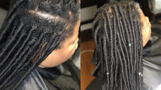 How to take your Faux Locs out safely and quickly Tutorial 4 to 5 Month old Faux Locs [upl. by Ambrosius437]