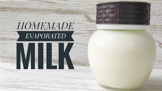 HOW TO MAKE EVAPORATED MILK  HOMEMADE EVAPORATED MILK IN MALAYALAM [upl. by Bunting528]