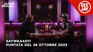 Rkomi ospite a SayWaaad live da Terrazza Martini  Puntata del 26 ottobre 2023 [upl. by Goddord]