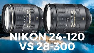 Nikon 28300 vs Nikon 24120  Choosing a Walk Around Lens for My Niko D850 amp Nikon D500 Combo [upl. by Htebzile]