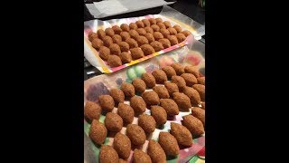 Kibbeh recipe Lebanese Fried Kibbe recipe طريقة عمل الكبة المقلية [upl. by Yalcrab]