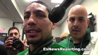 danny garcia on what zab judah told him during fight  EsNews Boxing [upl. by Gonzalo]