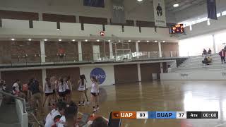 PARTIDO LOCAL BASQUETBOL FEMENIL LIGA ABE UAP VS BUAP [upl. by Nylirac]