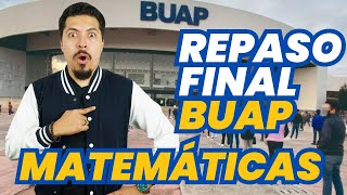 ¡Con estas 18 preguntas de matemáticas si te la rifas en el Examen de la BUAP Guía EGA I [upl. by Arhsub]