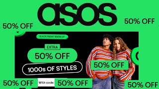 asos promo code november 2022 I ASOS DISCOUNT CODE I asos promo code black friday [upl. by Carberry]