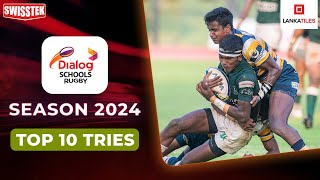 Top 10 Tries from the Dialog Schools Rugby season 2024 [upl. by Elime878]