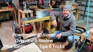 Powermatic 8 Inch Jointer Overview amp Review  Basic Jointer Uses and Functions [upl. by Stanleigh]