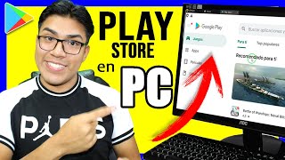 ✅ Como tener la PLAY STORE en PC  Google Play para PC RAPIDO 🚀 2023 [upl. by Oirom]