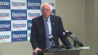 Sen Bernie Sanders backs Portland referendum question to raise minimum wage [upl. by Nosro]