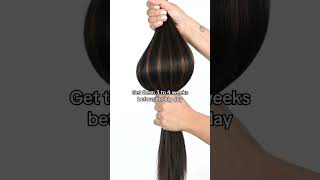 Why you should get hair extensions 34 weeks before your big day bride weddinginspiration hair [upl. by Ardnwahsal873]