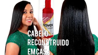 RECONSTRUÇÃO CAPILAR COM QUERATINA LÍQUIDA MAX KERATIN NOVEX [upl. by Yentihw730]