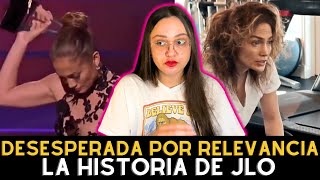 Jennifer Lopez desesperada por ser Relevante una historia de Fama Fortuna y Frustración [upl. by Anchie679]