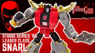 Studio Series 86 Leader SNARL EmGos Transformers Reviews N Stuff [upl. by Ikiv697]