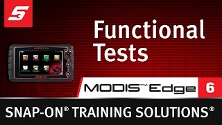 Functional Tests MODIS™ Edge Pt 613  Snapon Training Solutions® [upl. by Timon354]