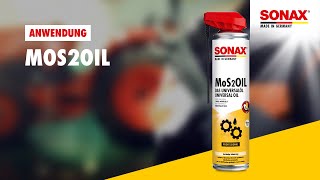 Anwendung SONAX MoS2Oil EasySpray [upl. by Arlon178]