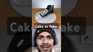 Cake or fake 2 cakeorfakechallenge cakeorfakereaction challenge awesome collab oosam [upl. by Glass]