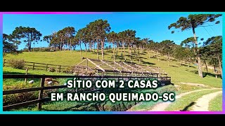 Sítio com 45 hectares 2 Casas de Alvenaria Próximo ao centro da Cidade  Rancho Queimado R19 mi [upl. by Agnese]