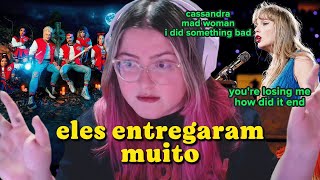 REACT TEASER CORRIDA DAS BLOGUEIRAS E SURPRISE SONGS DA THE ERAS TOUR  Cortes da Bel [upl. by Adnhoj799]