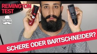 Schere oder Bartschneider REMINGTON TEST  BARTMANN [upl. by Orva526]