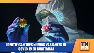 Identifican tres nuevas variantes de Covid 19 en Guatemala [upl. by Nagiem635]