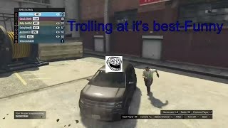 Gta 5 online muggers trollingfunny [upl. by Orodisi]