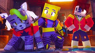 GLAMROCK ROXANNE IS ALIVE Minecraft FNAF Security Breach Roleplay [upl. by Dnalro923]