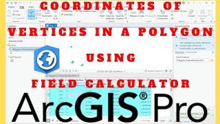 Polygon Vertex Coordinates in ArcGIS Pro  Feature Vertices to Points  Add Geometry Attributes [upl. by Giorgia251]