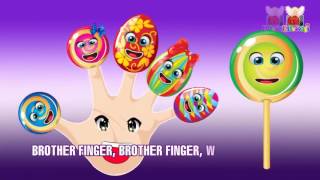 The Finger Family Cake Pop Family Nursery Rhyme  Top 10 Finger Family Song Collection [upl. by Gerianne]