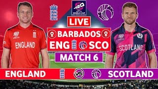 ICC T20 World Cup 2024 Live England vs Scotland Live Scores  ENG vs SCO Live Scores amp Commentary [upl. by Behm]