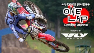 One Lap Cameron McAdoo on Spring Creek MX [upl. by Refennej555]