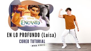 EN LO PROFUNDO ENCANTO Coreografía Tutorial  Paso a Paso  JuanFe [upl. by Long]