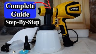 How to Use A HVLP Paint Sprayer [upl. by Danete52]