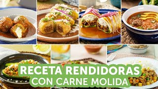 Recetas rendidoras con carne molida  Kiwilimón [upl. by Annaeg699]