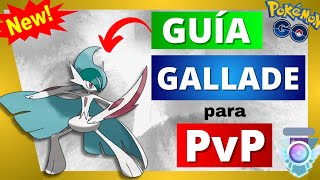 👅¿Es Mejor sin LEGACY Los MEJORES ATAQUES de GALLADE en POKÉMON GO💥 [upl. by Wilser]