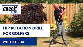 Golf Drill for Hip Rotation An Expert Tutorial with Lee Cox [upl. by Ladd112]