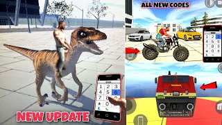 DINOSAUR CHEAT CODE  Indian Bike Driving 3d  New Update [upl. by Nappy]