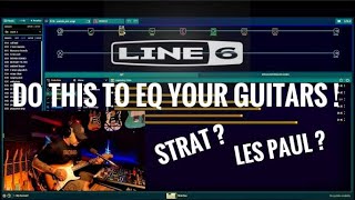 Line 6 HELIX Setting your EQ for Different Guitars With FREE PRESET [upl. by Archy]