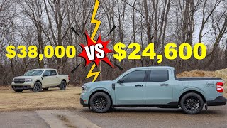 Ford Maverick XL VS Lariat  Worth 14000 More [upl. by Devora]