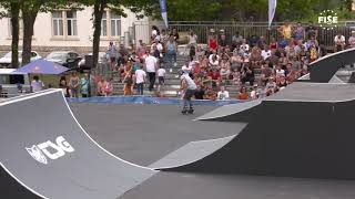 Jérémy Mélique  1st Semi Final  Roller Freestyle Park  FISE European Series Châteauroux 2019 [upl. by Rainer]