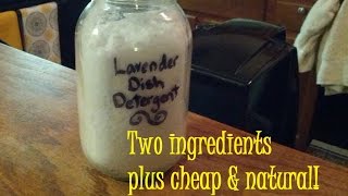 Two Ingredient Dishwasher Soap Cheap and All Natural [upl. by Kimberlee704]