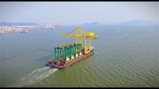 SANY Marine Delivers Batch of Large Port Cranes [upl. by Anivram]